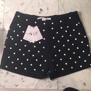 Diane von Furstenberg Fran Mother of Pearl shorts